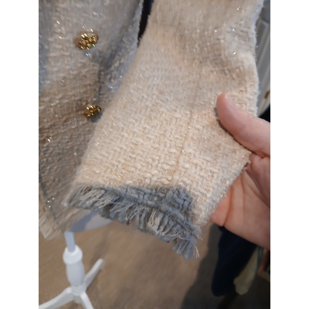 Alythea Cream Blazer with Gold Buttons - Picture 4 of 12